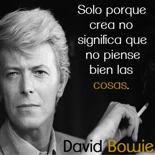 frases de David Bowie7 Frases de David Bowie para Whatsapp